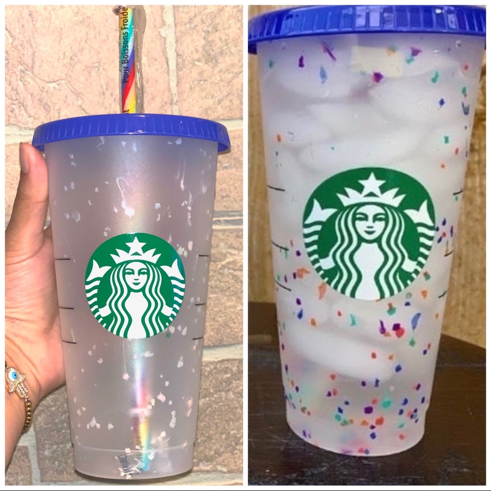 LE starbucks cups